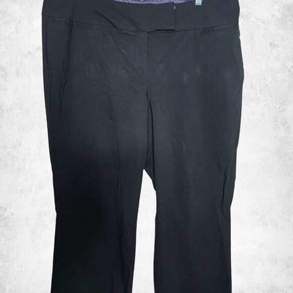 Studio by Torrid Black Dress Pants 20R Plus High Rise Straight Leg Suit Trousers - Picture 7 of 7